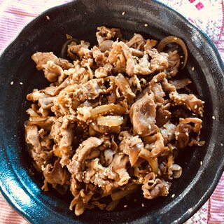 焼肉のタレで♪豚肉の焼肉風炒め♪